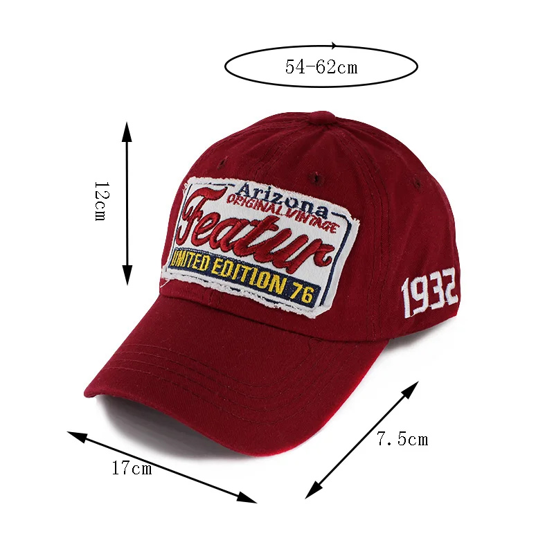 Nowa moda letnia dorosła damska sportowa czapka z daszkiem typu snapback na co dzień regulowana odkryta męska czapka z napisem haftowane czapki w stylu vintage