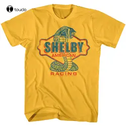 シェルビーコブラアメリカのレーススタイルメンズTシャツスポーツカーレーシングモータートップTシャツ