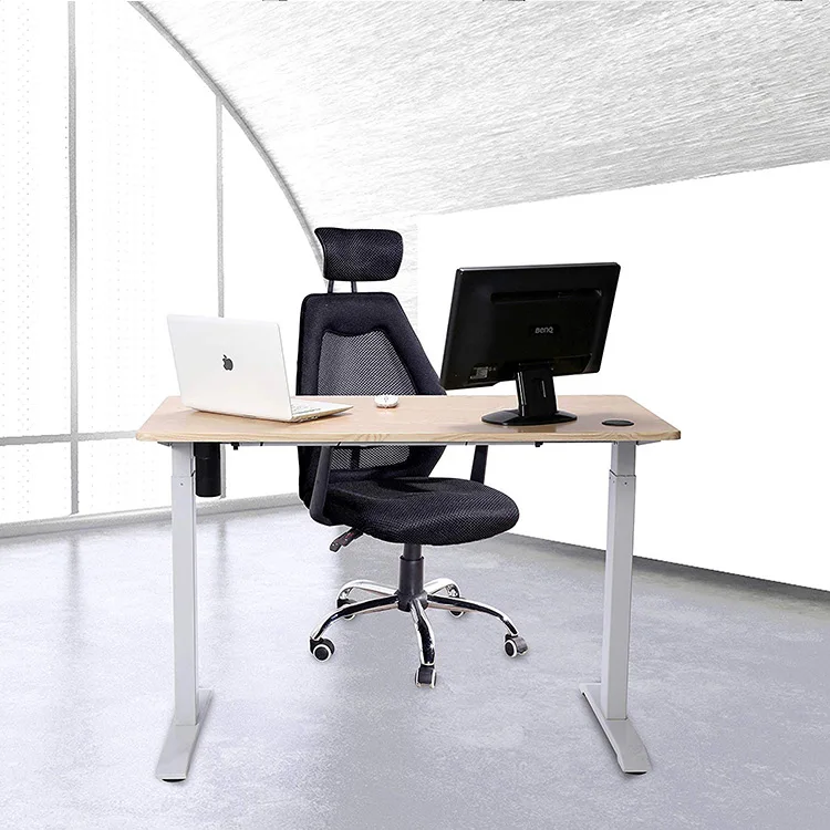 Office Furniture Intelligent Ergonomic Stand Up Desk Automatic Adjustable L Shape Table Lift Tables Frame