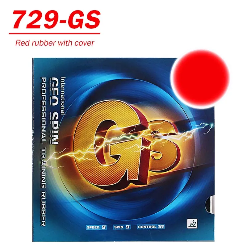 729 Friendship GS Training Tafeltennisrubber RITC Geo Spin Pingpongrubber Zacht en goede controle