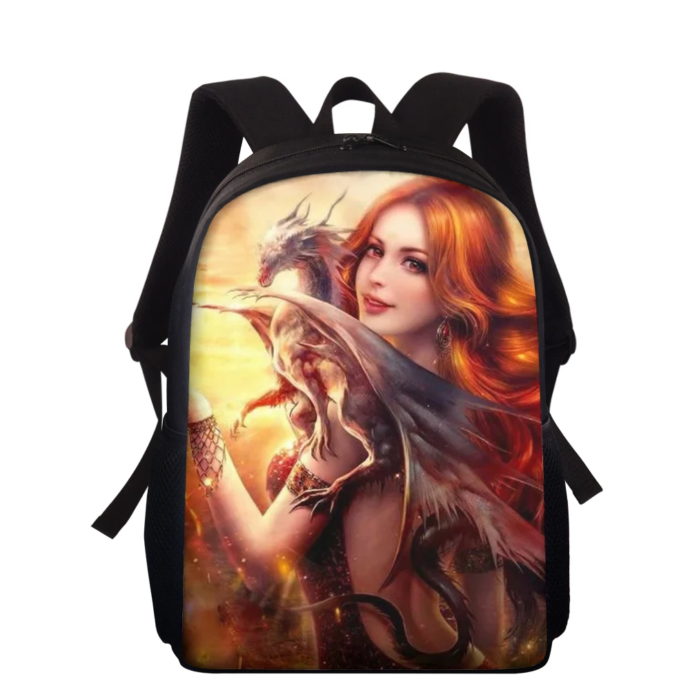 

ELVISWORDS Brand Personality Backpack Fashion Gothic Art Girls Print Knapsack For Women Men Rucksack New Customized School Bags