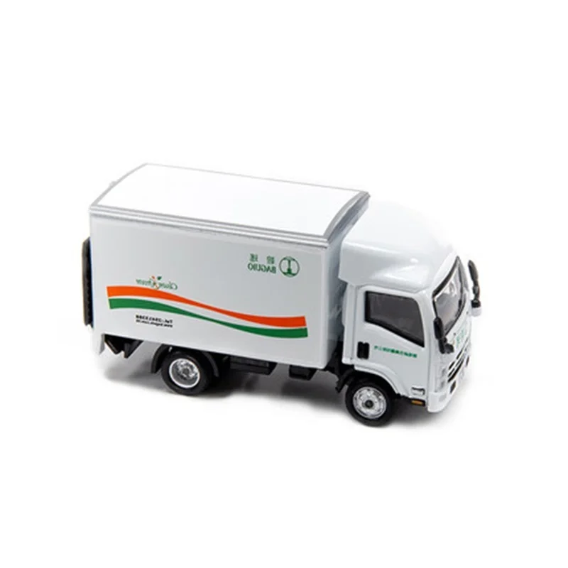 Tiny 1:64  Isu-zu N Series Box Transport Truck Van NO.128 Alloy Simulation Model Car