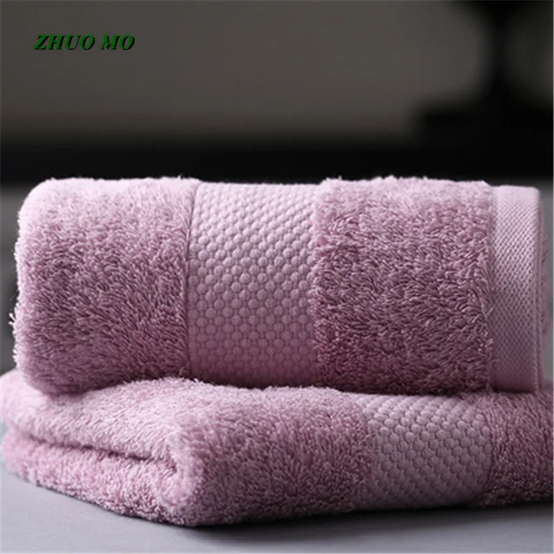 

100% cotton towel for bathroom, soft and super absorbent, 4 colors, for men and women, gift for adults, 35x75cm, 2PCs