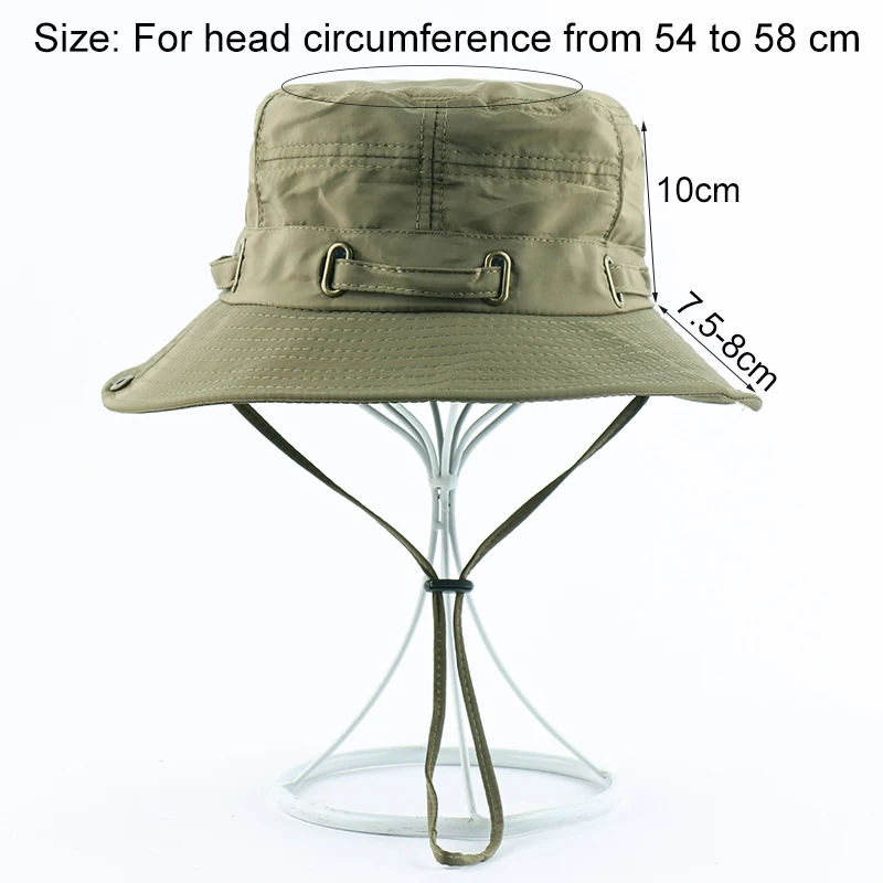 CAMOLAND UPF 50+ Summer Sun Hat For Women Men Outdoor UV Protection Fishing Hiking Caps Male Casual Bucket Beach Cap