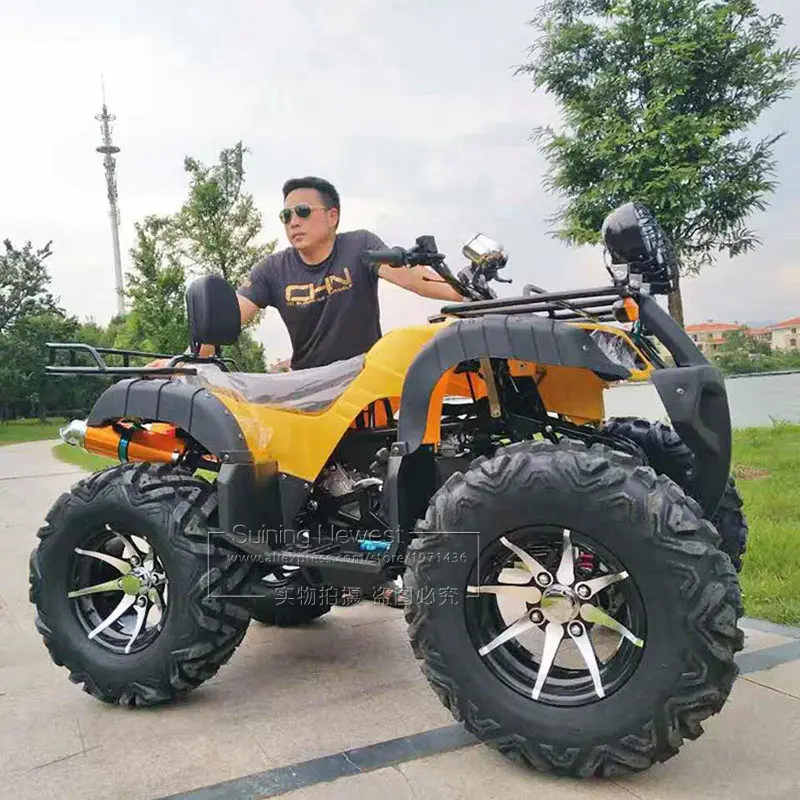 250cc Gas fatbike Motorbike Adult bycicle Street Off Road gravel downhill Bicycle 4 Wheel Gasoline Moto ATV Farm Quad Bike