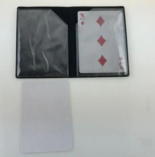 1pcs Optical Wallet Card Appearing Magic Tricks Close Up Magia Melting With Magnet Card Magie  Mentalism Gimmick Props Magica