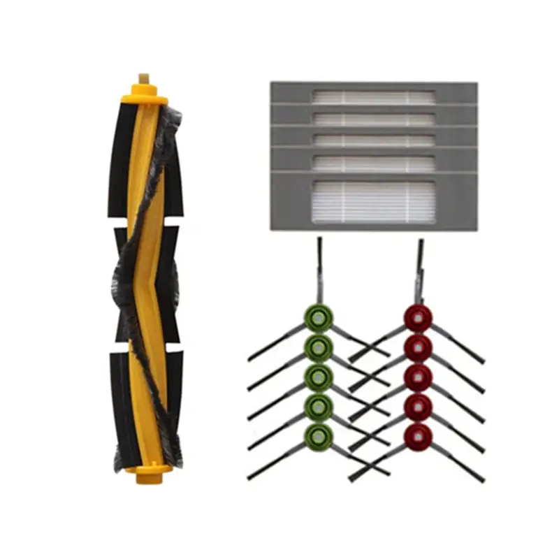 مكنسة كهربائية فرشاة رئيسية فرشاة جانبية فلتر Hepa ل Ecovacs Deebot T9 ماكس الروبوتية مكنسة كهربائية أجزاء الملحقات استبدال