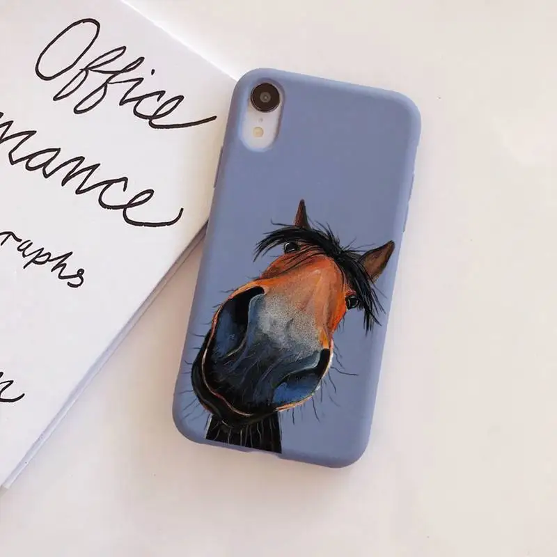 TOPLBPCS Frederik The Great Beauty Horse Phone Case Soft Solid Color for iPhone 11 12 13 mini pro XS MAX 8 7 6 6S Plus X XR