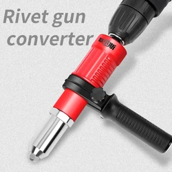 OUDISI Electric Rivet Gun 2.4mm-4.8mm rivet nut gun drill adapter Cordless riveting tool Insert Nut Pull Rivet Tool