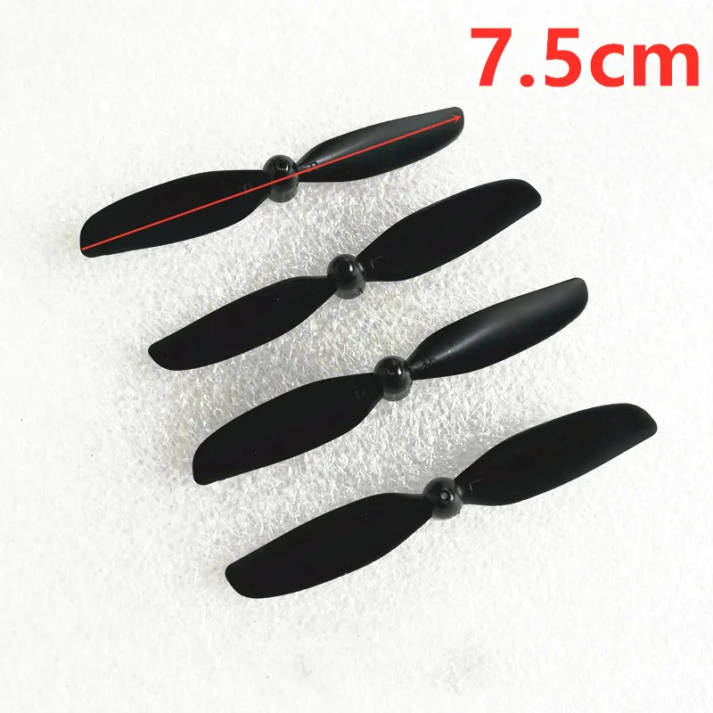 

two pair 4pcs/lot positive and negative airscrew Propeller Props Blade Aircraft Spare Parts Accessories Component black