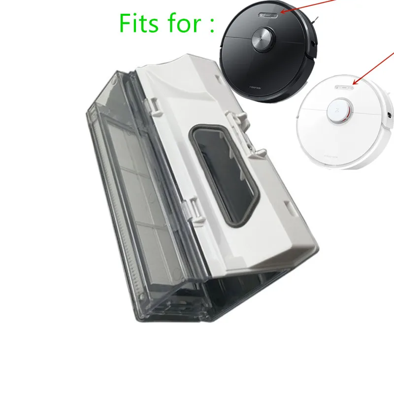صندوق غبار بن فلتر HEPA ل شاومي Roborock S6 أبيض أسود S65 S60 روبوت مكنسة كهربائية تصفية أجزاء الملحقات