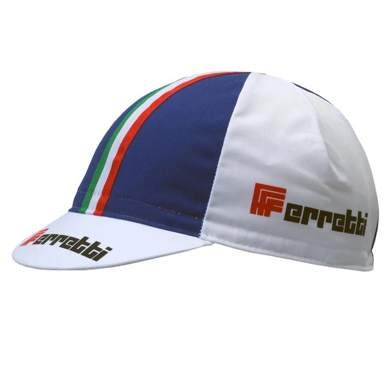 

Ltaly Retro White Cycling Cap Bike Hat One Size Fits Most