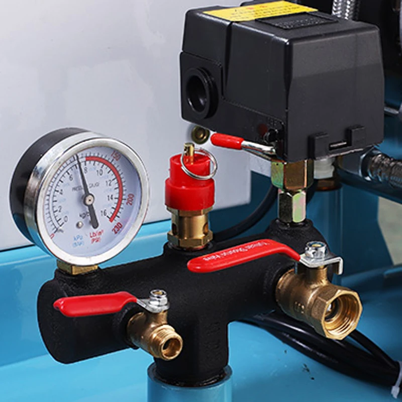 800W-30L Compressore d'aria Pompa silenziosa senza olio 220V Macchina del compressore d'aria di livello industriale Grande macchina della pompa d'aria ad alta pressione