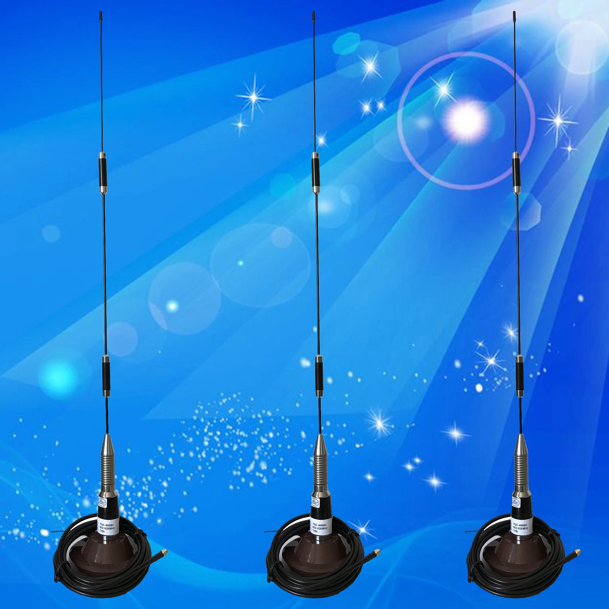 

Microhard P900 Data Transmission Radio Large Suction Cup Vehicle Antenna 902-928mhz 7dbi Transmission Stability