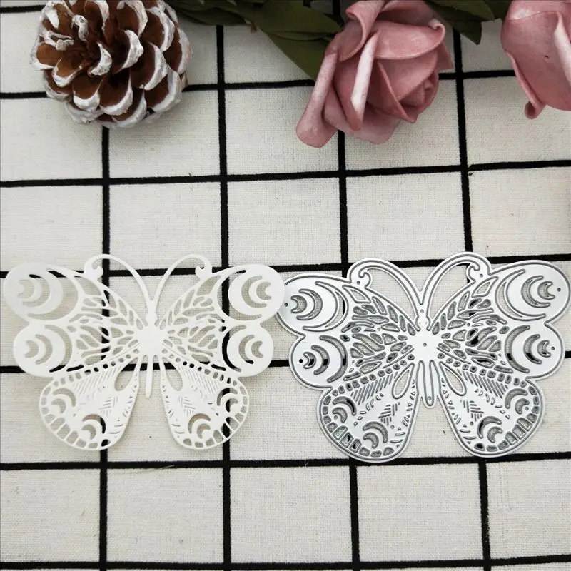 Matryce do cięcia metalu butterfly duże rozmiary Scrapbooking na karta ślubna dokonywanie DIY tłoczenie cięcia nowy wzór rzemiosła