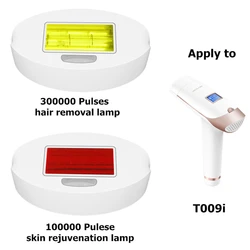 IPL 2in1 Epilator Lamp For Lescolton Laser Hair Removal IPL Epilator Device T009i Flash Epilation Bulb Rejunvenation Lamp Bulb