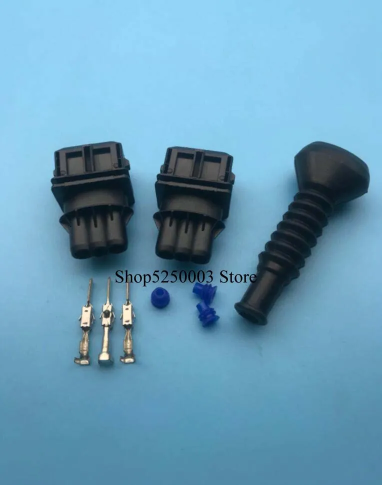 3 pin male  1-962581-1 EFI waterproof Fuel Injector auto connector EV1 3.5mm automobile power timer JPT wire auto connector