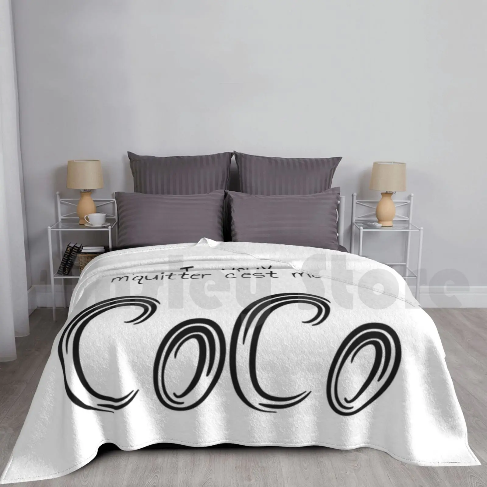 Wejdene Coco Blanket Fashion Custom Eva Queen Eva Queen Singer Wejdene Coconut To Leave Anissa