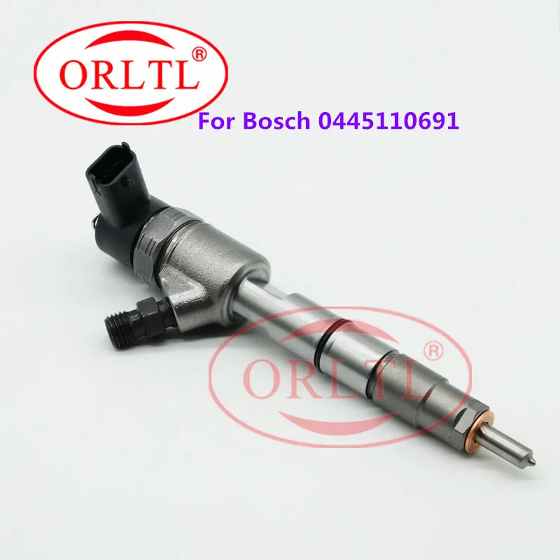 ORLTL Common Rail Spray Gun Nozzle 0445110691 Diesel Spare Parts Injector Assy 0 445 110 691 Fuel Injection Nozzle for Bosch