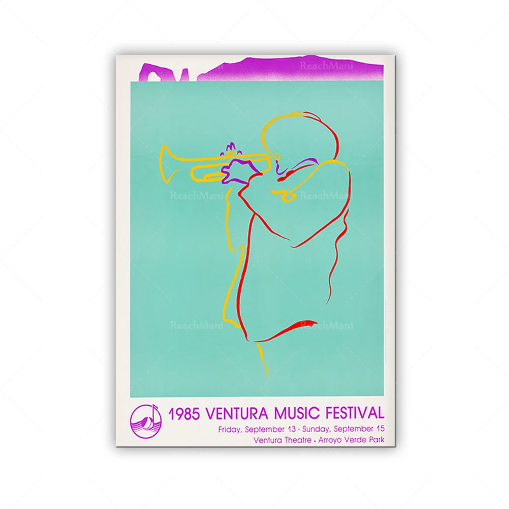 vintage poster | exhibition poster | music poster jazz