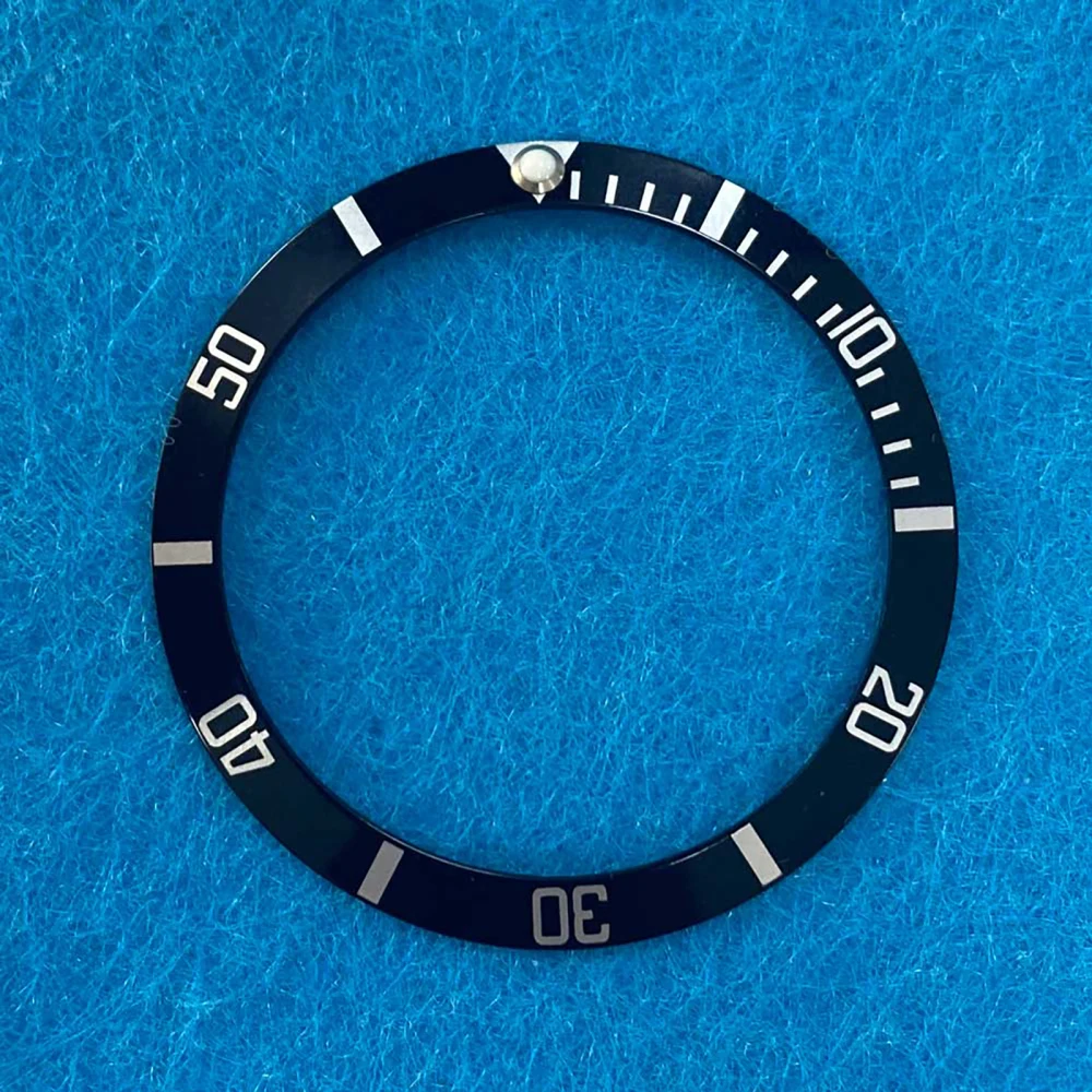 Aluminum 37.5mm Watch Bezel Inner Diameter 30.7mm Watch Accessories Outer Fixing Ring GMT Bezel