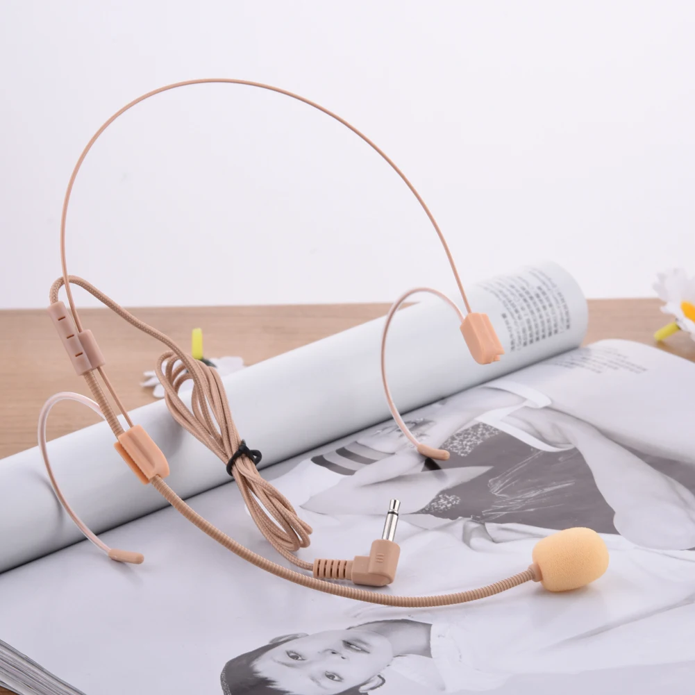 Upgrade-Version Elektret-kondensator-mikrofon Headworn Headset Mikrofon 3,5mm Jack TRS Locking Mic Für SennheiserBody Pack Starke Kabel