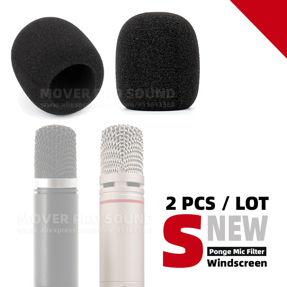 For AKG C1000S C1000 C 1000 S Pop Filter Protection Screen Windshield Sponge Foam Mic Cover Wind Shield Microphone Windscreen