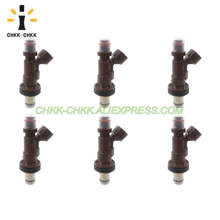 CHKK-CHKK 1/6pcs 23250-62040 23209-62040 fuel injector for TOYOTA NA 4RUNNER 1998 Tacoma 1998~2004 Tundra 1999~2004 3.4L 5VZ