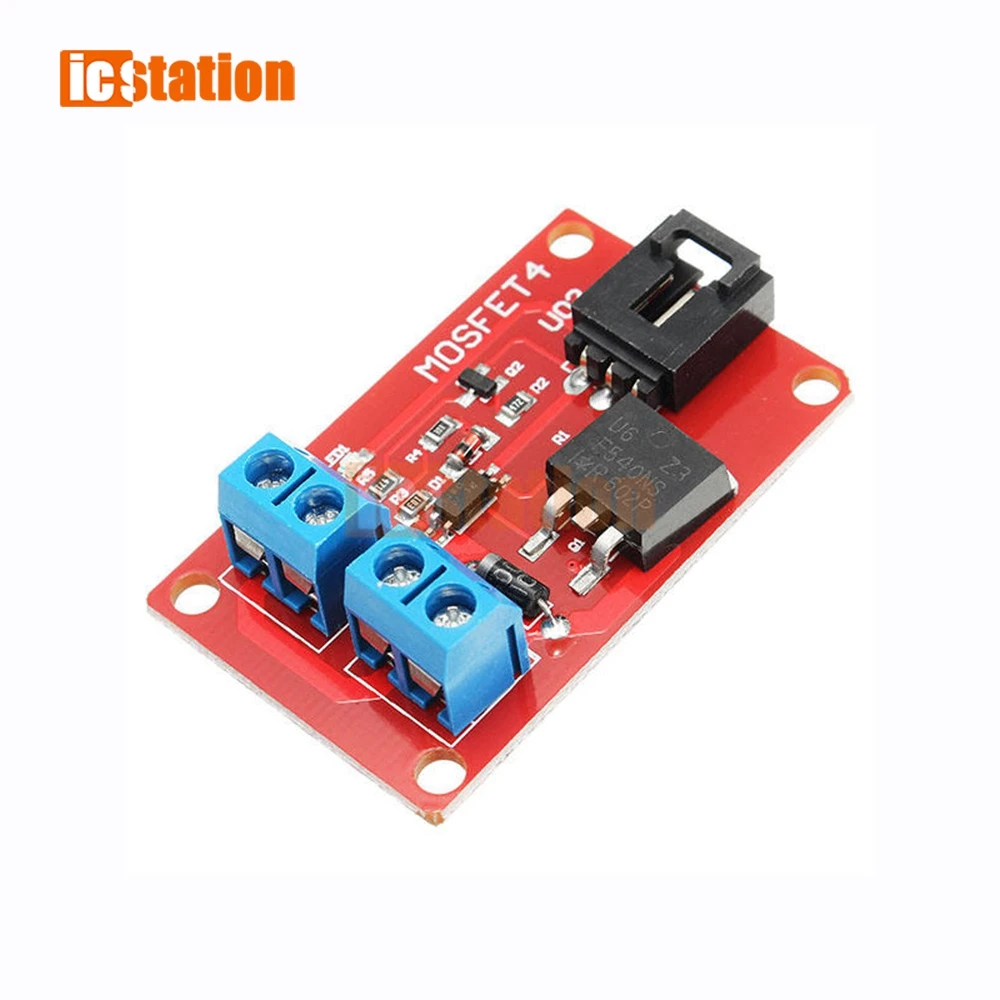 Module de commutation mosfet, 1 canal, 1 route, IRF540, pilote mos, bouton mosfet pour arduino