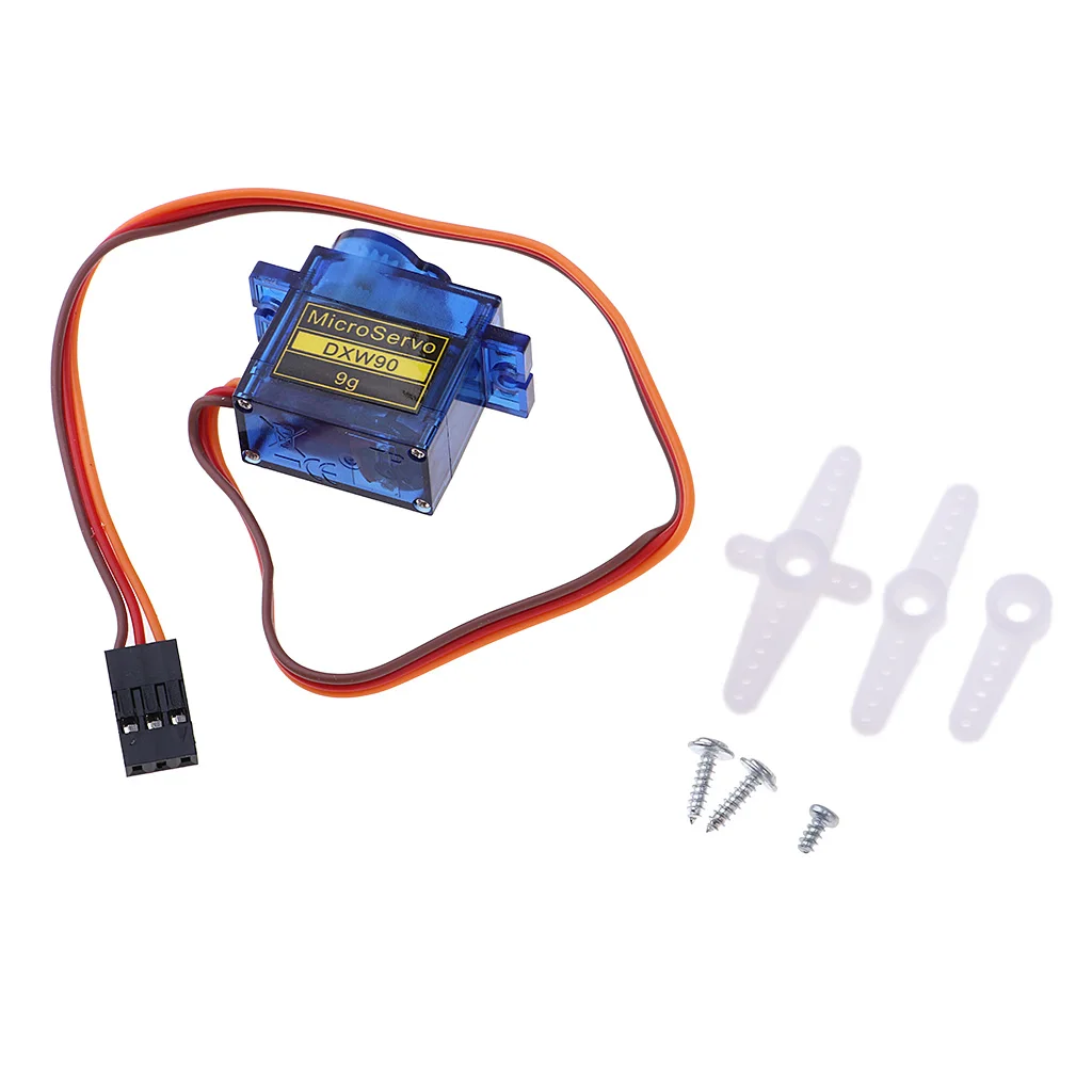 DXW90 9g Micro Servo Motor with Accessories for Trex  450 RC Helicopter