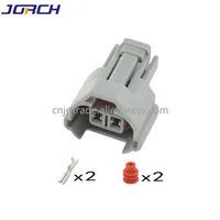 5 Juegos Sumitomo 2 vías NipponDenso conector de inyector de combustible de repuesto con ranura inferior hembra 6189-0035