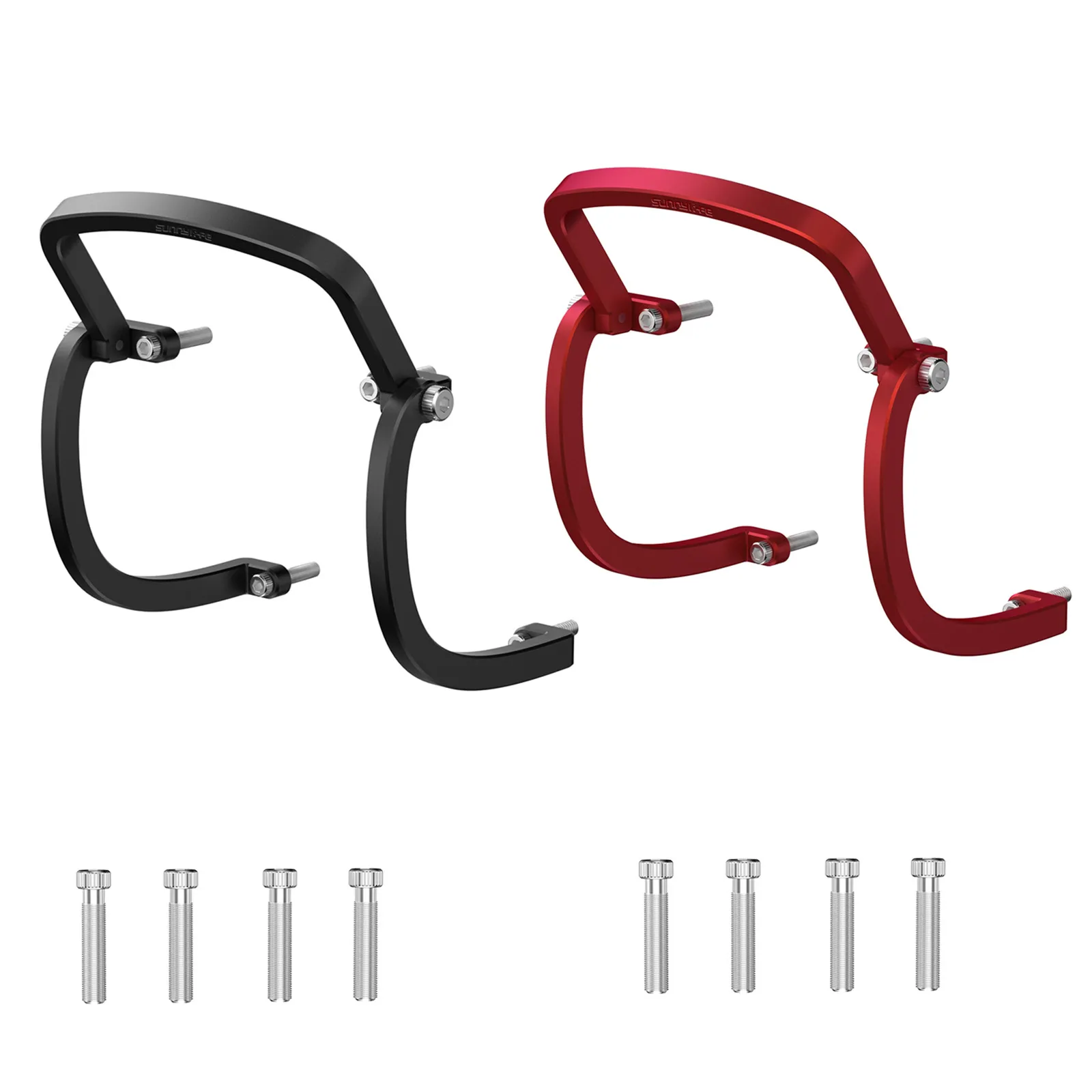 Desain Upgrade Bumper Pelindung Lensa 3 Sudut Anti-tabrakan Bar Pelindung Atas Paduan Aluminium Dapat Dilepas untuk DJI FPV Gimbal