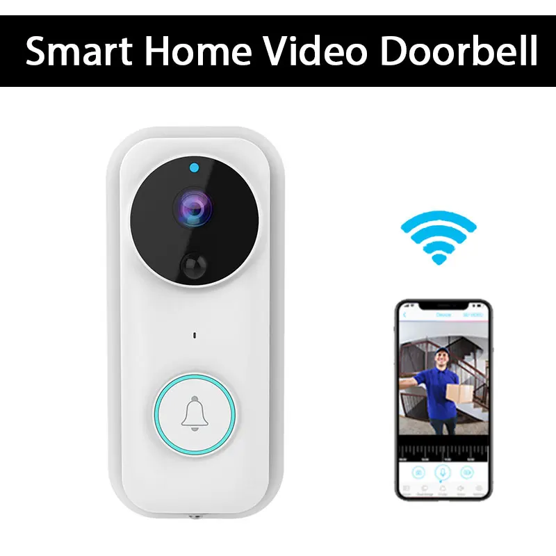 Doorbell Camera Wifi 1080P Video Call Two Way Audio Motion Detection Smart Home Ring Remote Wireless Outdoor Door Bell Camera