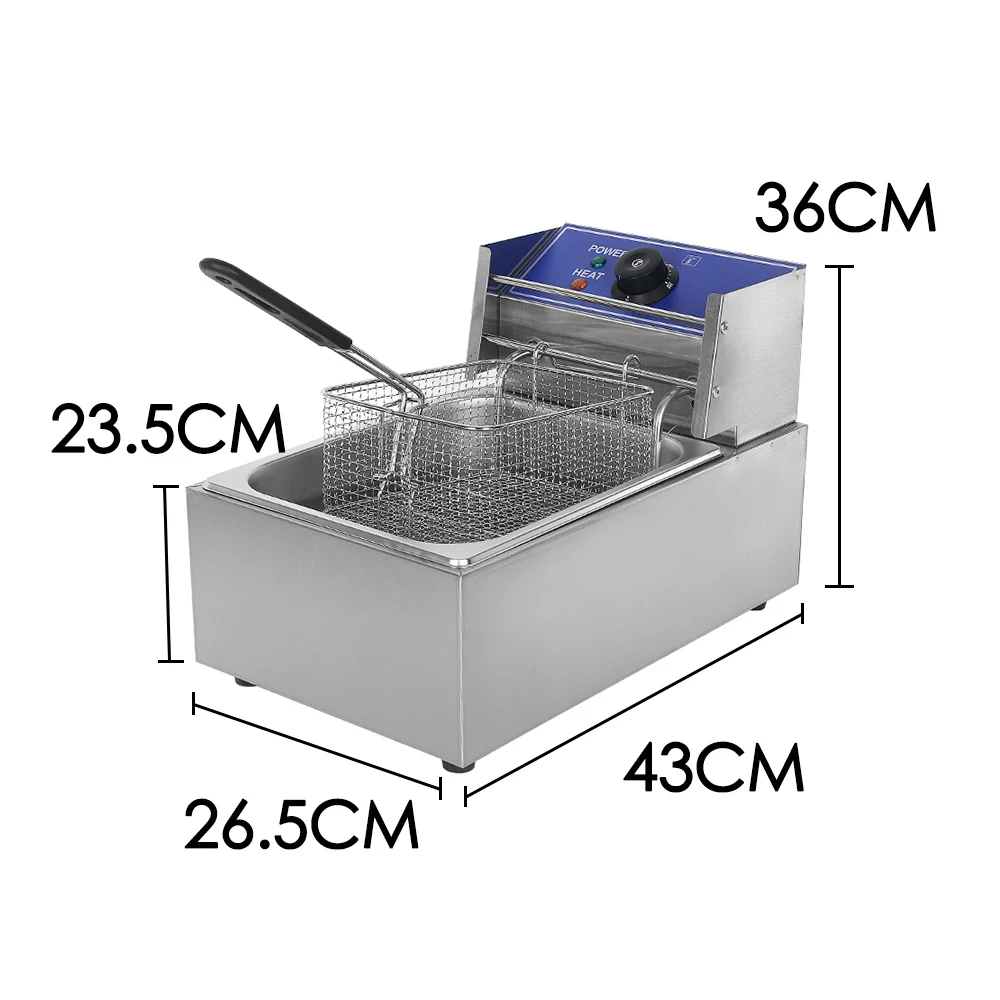 ITOP Commercial 5L Manual Spanish Churros Maker With 3 Nozzles Heavy Duty Churros Machine Filler With 6L Electric Deep Fryer