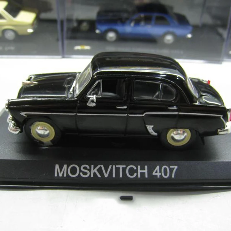 Moskvich-大人と子供のための古典的な合金車,スケール1:43,モデル407,金属,ダイキャスト,ギフト,コレクション,家族の装飾品