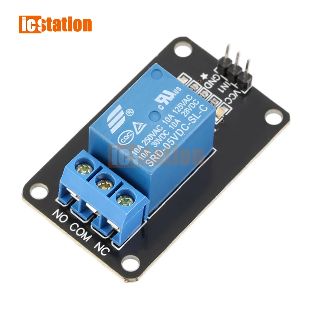 5V 1 Channel Relay Module Shield for SCM Household Appliance Control SRD-05VDC-SL-C