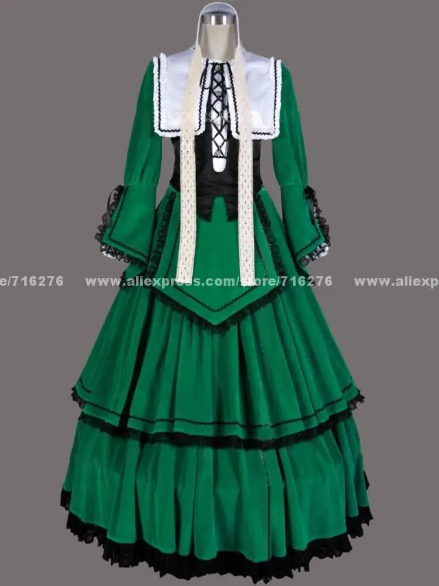 

Rozen Maiden Jade Stern Cosplay Costume Custom Any Size Halloween