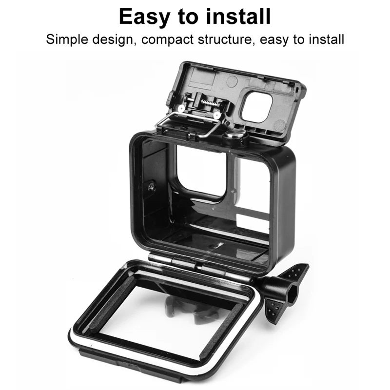 고프로 히어로 12 11 10 9 용 방수 하우징 케이스, 블랙 다이빙 보호 수중 커버, 고프로 11 10 9 용 액세서리