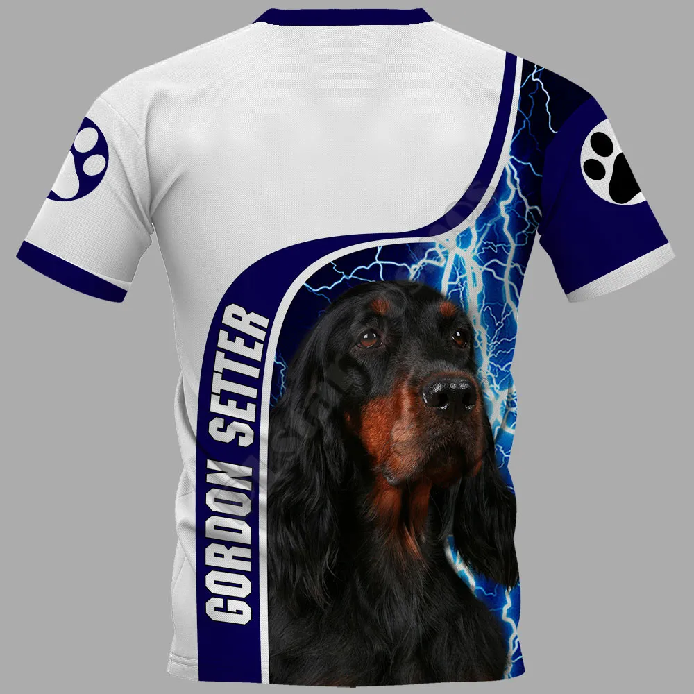 PLstar Cosmos Gordon Setter 3D Printed t-shirt Harajuku Streetwear T shirts Funny Animal Men For Women Short Sleeve style-1