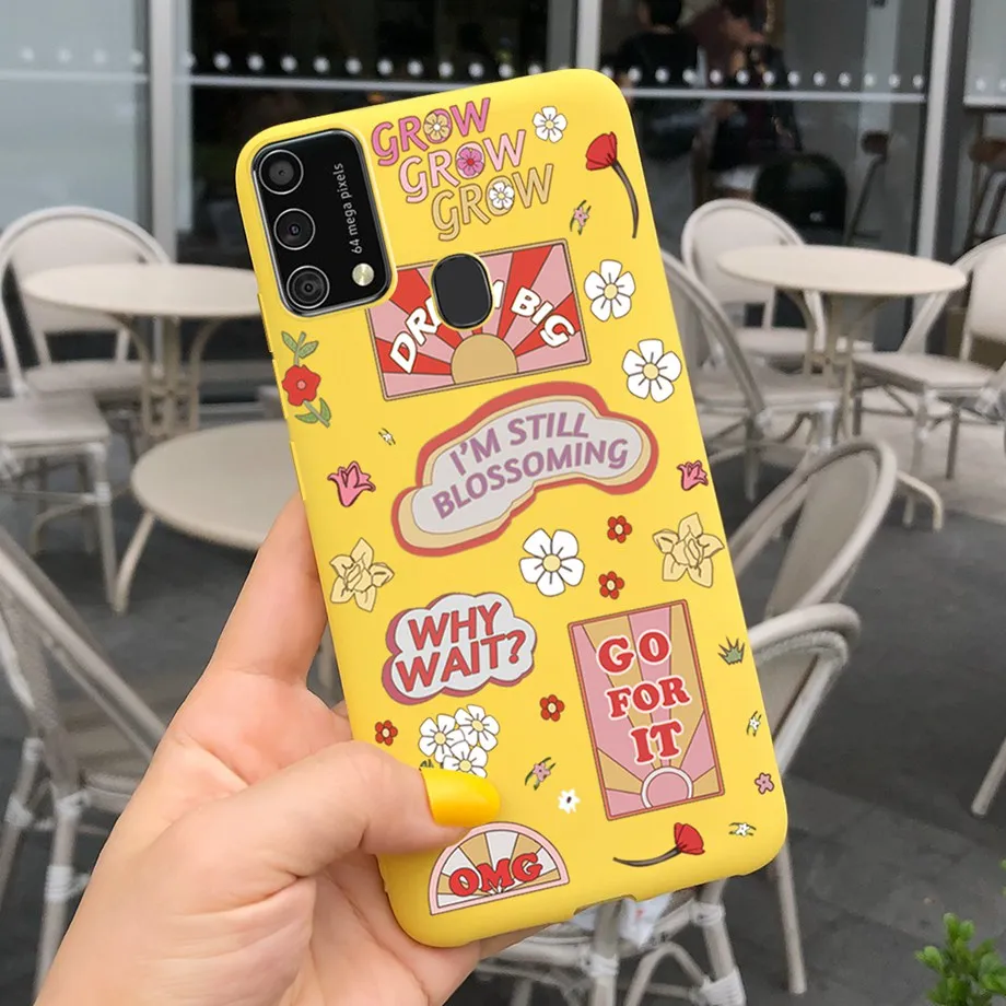 Cute Cartoon Case For Samsung Galaxy M51 M31 M21 M31S M21S M30S M12 Case Candy Colorful Anime Painting Silicone Cover Case Funda - náhled 4