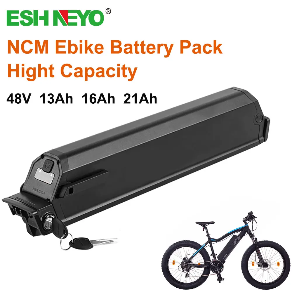 

Reention Dorado Lithium Battery PACK 48V 13Ah 15Ah 21Ah Side Release Bicycle Frame Battereis For NCM Moscow Ebike With Charge