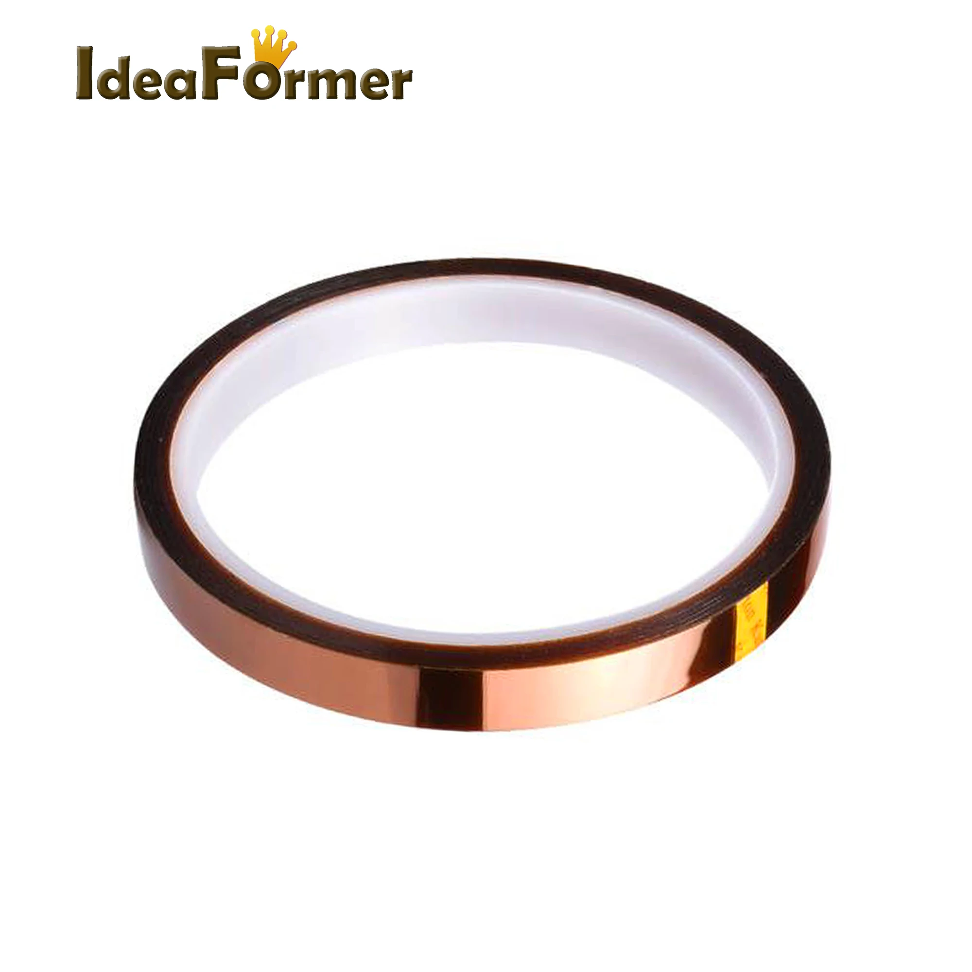 10mm Brown High Temperature Resistant Kapton Tape Lenght 33 Meters Polyimide For Electric Task/grills/powder Coating