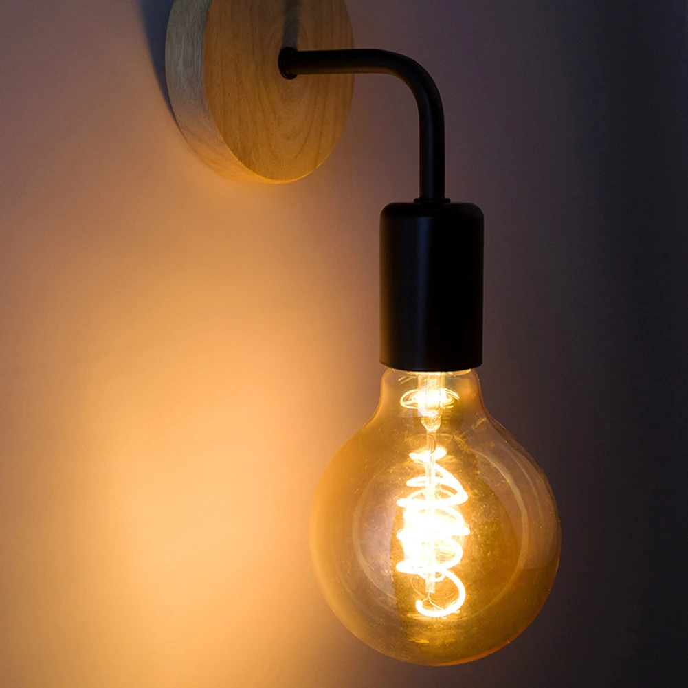New Durable Wall Sconce Vintage Industrial Wall Lamp For Bedroom, Living Room, Bar, E27 Bulb(not Included) 10.1 X7x3.9cm