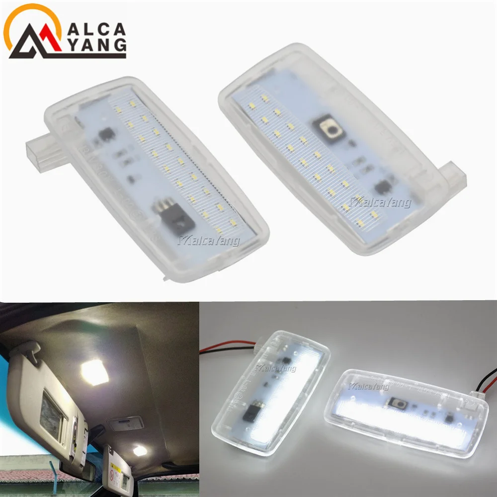 

2 шт. светодиодных ламп для зеркала/солнцезащитного козырька, лампа для чтения без ошибок для BMW E88 E93 LCI, Rolls-Royce RR2 Drophead / RR3 Coupe