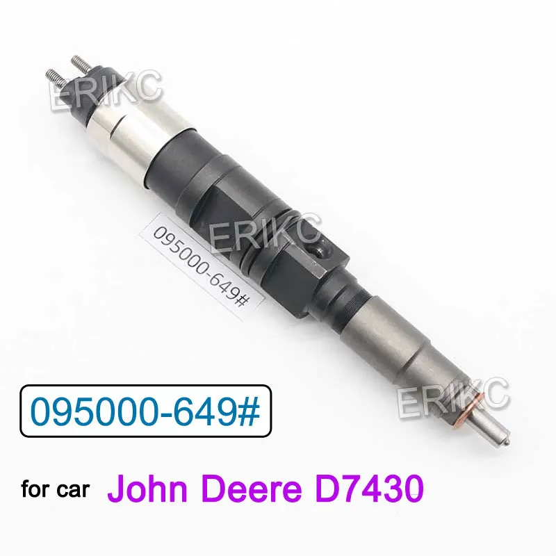 OEM Nozzle RE529118 RE524382 095000-6490 095000-6491 Common Rail Diesel Fuel Injector for JOHN DEERE D7430 Engine 6068HL482