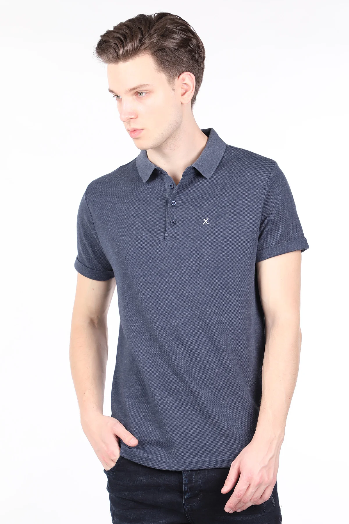 Male Laciveret Polo Collar T-shirt