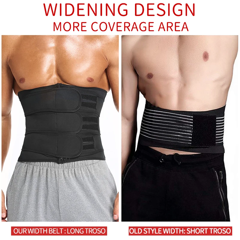 Men Waist Trainer Abdomen Reducer Modeling Belt Slimming Body Shaper Girdle Sweat Trimmer Belly Shapers Shapewear Tummy Fitness