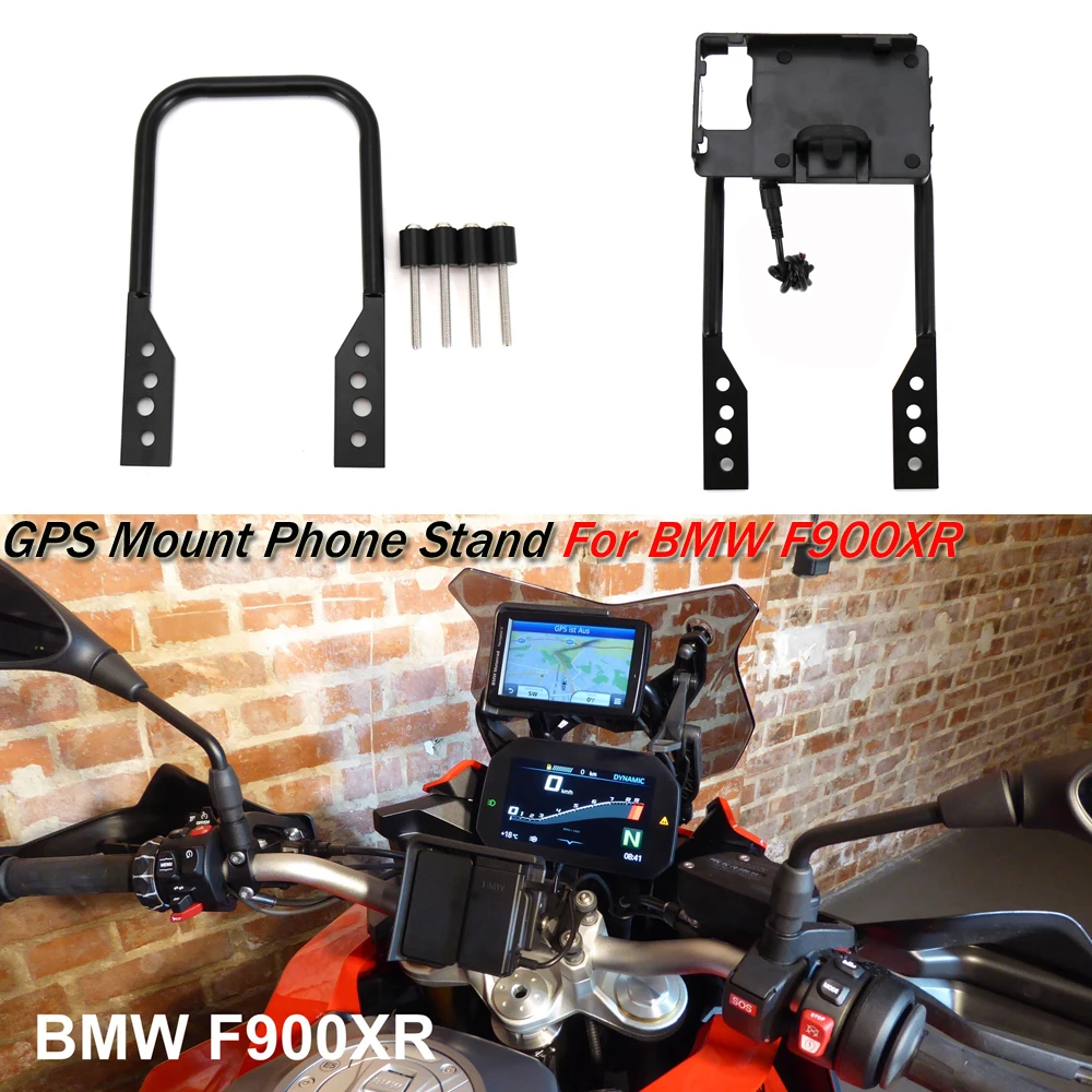 

NEW Motorcycle Accessories For BMW F900XR Phone Navigation Bracket Holder GPS Mount Stand F 900 XR F900 XR f900xr f 900 xr