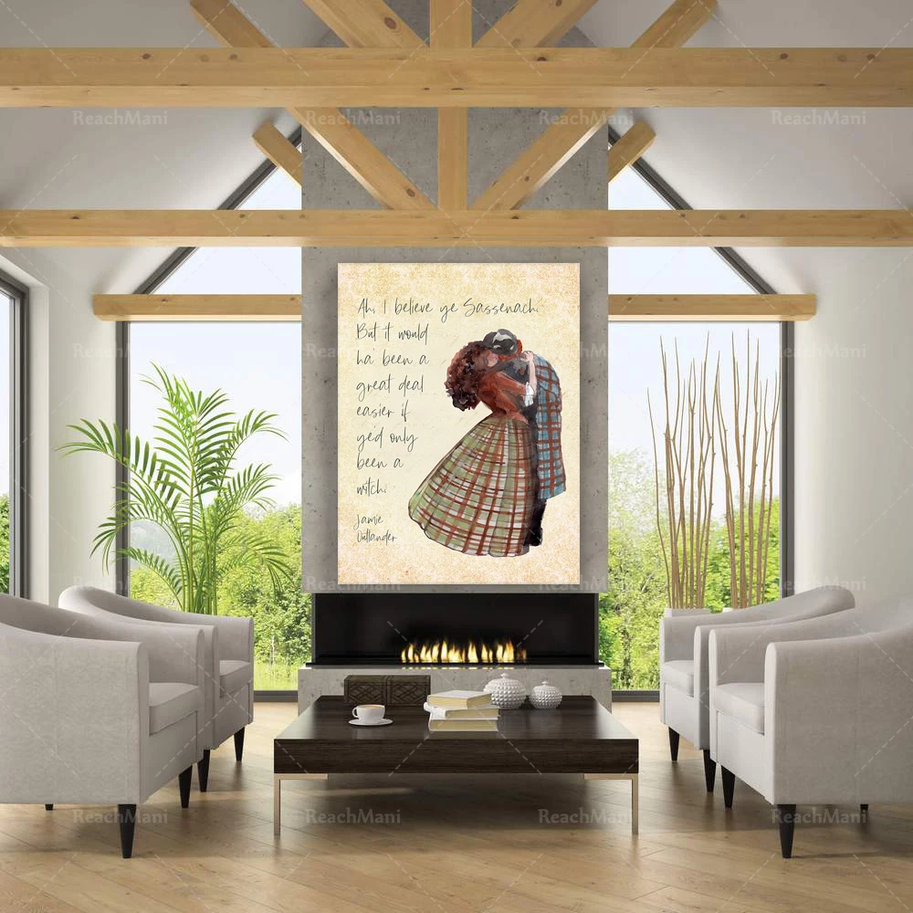 اقتباس جيمي فريزر: آه، أعتقد أنك ساسيناش. ولكن سيكون الأمر أمرًا رائعًا أسهل في حالة أن تكون ساحرة فقط. أوتلاندر #4