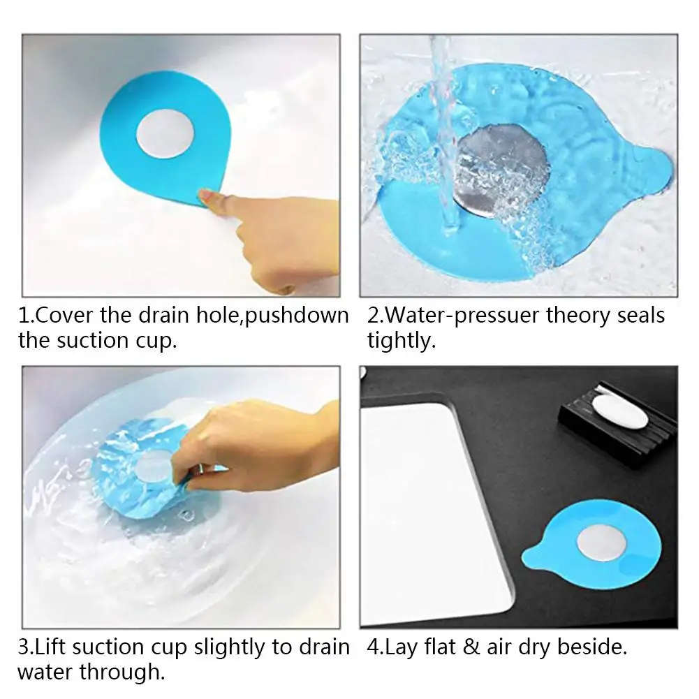 Silikon Bodenablauf Haar Stopper Badewanne Wasser Stecker Küche Badewanne Waschbecken Silikon Becken Stopper Küche Bad Waschbecken Wasser Stopper